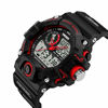 Picture of Men's Watches Multi Function Military S-Shock Sports Watch LED Digital Waterproof Alarm Watches (Big, Red)