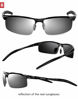 Picture of ROCKNIGHT Polarized Sunglasses Men UV Protection Mirrored Golf Sports Rimless