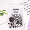 Picture of Honbay 1440PCS 5mm ss20 Sparkly Round Flatback Rhinestones Crystals, Non-Self-Adhesive (Smoke Yellow)