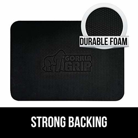 Gorilla Grip Original Premium Anti-Fatigue Comfort Mat, Phthalate Free,  Ships Flat, Ergonomically Engineered, Extra Support And Thick, Kitchen And  Office Standing Desk, 32X20, Black 