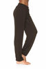 Picture of DIBAOLONG Womens Yoga Pants Wide Leg Comfy Drawstring Loose Straight Lounge Running Workout Legging Chocolate S