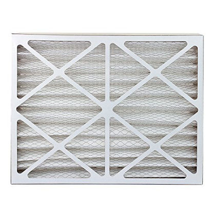 Picture of FilterBuy 18x30x4 MERV 8 Pleated AC Furnace Air Filter, (Pack of 2 Filters), 18x30x4 - Silver