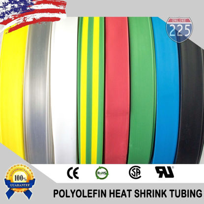 Picture of 20 FT 3/4" 19mm Polyolefin Clear Heat Shrink Tubing 2:1 Ratio