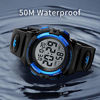 Picture of Kids Watch,Boys Watch for 6-15 Year Old Boys,Digital Sport Outdoor Multifunctional Chronograph LED 50 M Waterproof Alarm Calendar Analog Watch for Children with Silicone Band