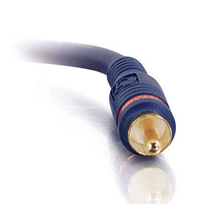 Picture of C2G 29115 Velocity S/PDIF Digital Audio Coax Cable, Blue (6 Feet, 1.82 Meters)