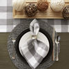 Picture of DII Buffalo Check Collection Classic Tabletop, Table Runner, 14x72, Gray & White