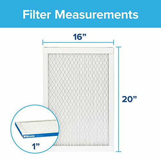 Picture of Filtrete 16x20x1, AC Furnace Air Filter, MPR 1900, Healthy Living Ultimate Allergen, 4-Pack (exact dimensions 15.69 x 19.69 x 0.78)