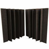 Picture of JBER 4 Pack Acoustic Foam Bass Trap Studio Foam 12" X 7" X 7" Soundproof Padding Wall Panels Corner Block Finish for Studios Home and Theater