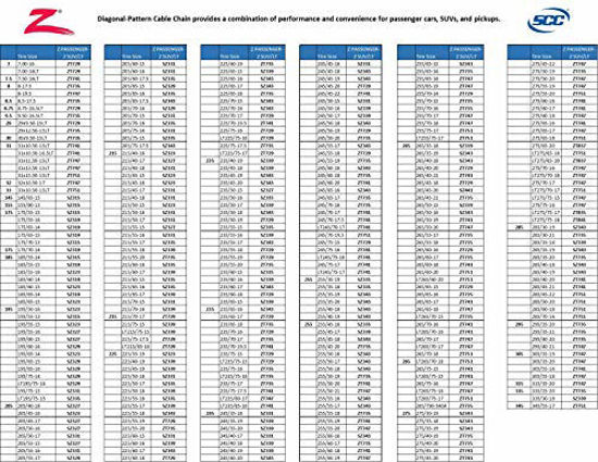 Picture of Security Chain Company SZ323 Shur Grip Super Z Passenger Car Tire Traction Chain - Set of 2