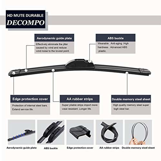 Windshield wiper deals replacement chart