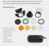 Picture of Godox AK-R1 Super Accessory Kit Honeycomb Snoot Diffuser and Filters Compatible AD200 H200R Camera Portable Flash