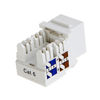 Picture of CableCreation 20-Pack Cat6 RJ45 Keystone Jack Module Connector Network Coupler Ethernet Wall Jack, White