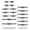 Picture of Rubbermaid Brilliance Storage 44-Piece Plastic Lids | BPA Free, Leak Proof Food Container & Food Storage Containers with Airtight Lids, Set of 10 (20 Pieces Total)