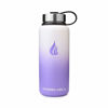 Picture of Hydro Cell Stainless Steel Water Bottle w/ Straw & Wide Mouth Lids (40oz 32oz 24oz 18oz) - Keeps Liquids Hot or Cold with Double Wall Vacuum Insulated Sweat Proof Sport Design (Lavender/White 32 oz)