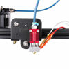 Picture of Creality Upgrade Ender 3/3 Pro Assembled Extruder Hotend with Capricorn Bowden PTFE Tubing with Silicone Cover×3, 0.4mm Nozzle×3 and 2 Pair Pneumatic Couplers