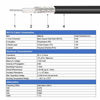 Picture of uxcell SMA Male to SMA Male Coaxial Cable 50 Ohm for Ham Radio, Antenna, Wireless LAN Devices 3 Feet RG174