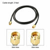 Picture of uxcell SMA Male to SMA Male Coaxial Cable 50 Ohm for Ham Radio, Antenna, Wireless LAN Devices 3 Feet RG174