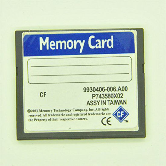 Picture of 256MB CF (Compact Flash) Card SDCFB-256 or SDCFJ-256M (CAV) Compact Flash Memory Cards