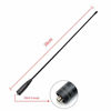 Picture of 2 Pack AR-771 Tri-Band Radio 2M-1.25M-70CM (144-222-435Mhz) 15.1-Inch Whip Antenna SMA-Female for Baofeng UV-9S,BF-R3,UV-5RX3,UV-82X3,BTECH UV-5X3 Amateur Ham Two Way Radio