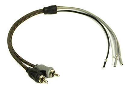 Picture of Rockford Fosgate RFI2SW High to Low Level Male RCA Converter Adaptor Pair