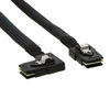 Picture of CableCreation 2 Pack Short Internal Mini SAS SFF-8087 to Right Angle SFF-8087 Cord, Internal Mini SAS to Mini SAS Cable, Compatible with RAID or PCI Express Controller, 2.5FT /0.75M