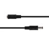 Picture of VCE 2-Pack 2.1mm x 5.5mm DC Power Male to Female Adapter Extension Cable for 12V CCTV Wireless IP Camera, LED, Car-3FT