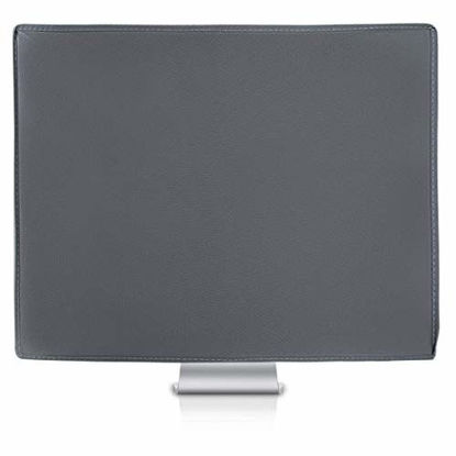 Picture of MOSISO Monitor Dust Cover 26, 27, 28, 29 inch Anti-Static Polyester LCD/LED/HD Panel Case Screen Display Protective Sleeve Compatible with 26-29 inch iMac, PC, Desktop Computer and TV, Space Gray