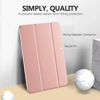 Picture of MoKo Case Fit New iPad 8th Gen 2020 / 7th Generation 2019, iPad 10.2 Case - Slim Smart Shell Stand Cover with Translucent Frosted Back Protector for iPad 10.2", Rose Gold(Auto Wake/Sleep)