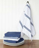 Picture of Sticky Toffee Cotton Terry Kitchen Dish Towel, 4 Pack, 28 in x 16 in, Dark Blue Stripe