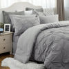 Picture of Bedsure Comforter for Queen Bed Queen Comforter Set Bed in A Bag Grey 8 Pieces - 1 Queen Comforter (88x88 Inches), 2 Pillow Shams, 1 Flat Sheet, 1 Fitted Sheet, 1 Bed Skirt, 2 Pillowcases