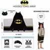 Picture of Franco HH4598 Kids Bath and Beach Soft Cotton Terry Hooded Towel Wrap, 24" x 50", Batman