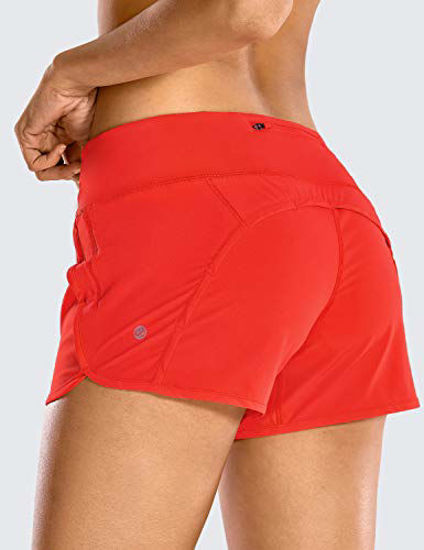 CRZ YOGA Athletic Shorts for Women with Zip Pocket, India