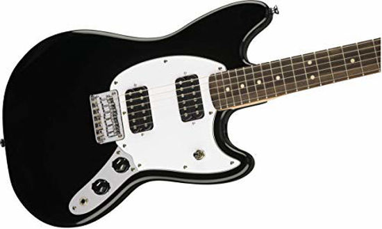 Picture of Squier by Fender Bullet Mustang HH Short Scale Beginner Electric Guitar - Black