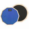 Picture of LOLUNUT 8 Inch Silent Drum Pad, Dumb Drum Beginner Rubber Practice Pad, with 5A Drum Sticks (8 Inch-Black)