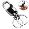 Picture of Lancher Key Chain with (2 Extra Key Rings and Gift Box) Heavy Duty Car Keychain for Men and Women - Black