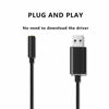 Picture of USB Audio Adapter PELAT USB External Sound Card USB to 3.5mm Jack Audio Adapter with 3.5mm Headphone and Microphone Jack for Windows, Mac, Linux, PC, Laptops, PS4 (Black/50cm)
