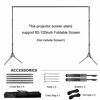 Picture of Outdoor Indoor Projector Screen Stand Tripod for Portable Foldable Projection Screen(Compatible 80-120inch Foldable Screens)