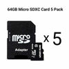 Picture of Micro Center 64GB Class 10 Micro SDXC Flash Memory Card with Adapter for Mobile Device Memory Cell Phone Tablet Drone(5 Pack)