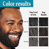 Picture of Just For Men Mustache & Beard, Beard Coloring for Gray Hair with Brush Included - Color: Jet Black, M-60, Pack of 1