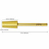 Picture of PANA Tapered Ceramic Nail Carbide Bit - Two Way Rotate use for Both Left and Right Handed - Fast remove Acrylic or Hard Gel - 3/32" Shank - Manicure, Nail Art, Drill Machine (Fine - F, Ceramic)
