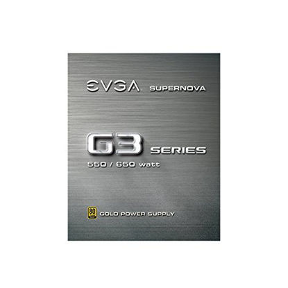 Picture of EVGA 220-G3-0650-Y1 SuperNOVA 650 G3, 80 Plus Gold 650W, Fully Modular, Eco Mode with New HDB Fan, 7 Year Warranty, Includes Power ON Self Tester, Compact 150mm Size, Power Supply