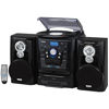 Picture of Jensen JMC1250 Bluetooth 3-Speed Stereo Turntable and 3 CD Changer with Dual Cassette Deck (JMC-1250)