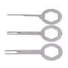 Picture of 3 Pcs Wire Terminal Removal Tool Set Electrical Terminal Remover Auto Car Plug Terminal Pin Removal Tool Kit Wire Connector Puller(Metal Handle)