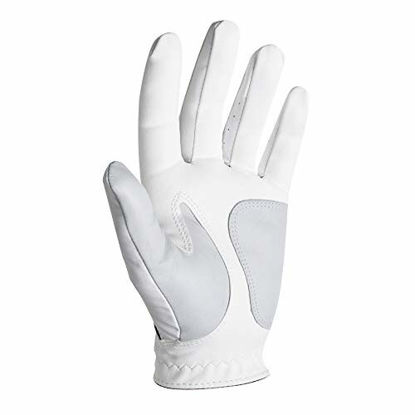 Picture of FootJoy Men's WeatherSof 2-Pack Golf Glove White X-Large, Worn on Left Hand