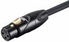 Picture of Monoprice XLR Male to XLR Female Cable [Microphone & Interconnect] - 3 Feet | Gold Plated, 16AWG - Stage Right Series Black