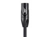 Picture of Monoprice XLR Male to XLR Female Cable [Microphone & Interconnect] - 6 Feet | Gold Plated, 16AWG - Stage Right Series Black