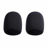 Picture of 2pcs AT2020 Microphone Foam Cover Windscreen Pop Filter Black Compatible with Mic Audio Technica AT2020 ATR2500 AT2035 AT2050 AT4040 Cardioid Condenser Microphone Noise Reduction