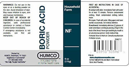 Picture of Humco Boric Acid Powder, 6 oz.