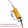 Picture of iBrightstar 50W 6ohm Load Resistors - Fix LED Bulb Fast Hyper Flash Turn Signal Blink Error Code