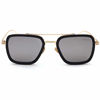 Picture of Retro Aviator Sunglasses Square Metal Frame for Men Women Sunglasses Classic Downey Iron Man Lens Gold Frame Mirror Lens